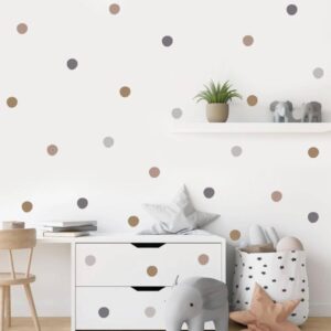 מדבקות - דגם אפור וחום