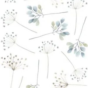 מדבקות - דגם ענפים כחולים