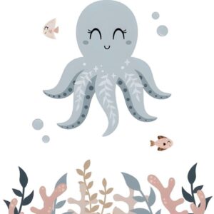 תמונת תמנון באוקיינוס⁩