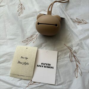 נרתיק למוצץ בצבע חום אדמה