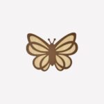 מנורת קיר דגם פרפר