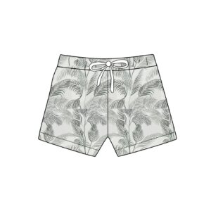 בגד ים דגם עצי דקל